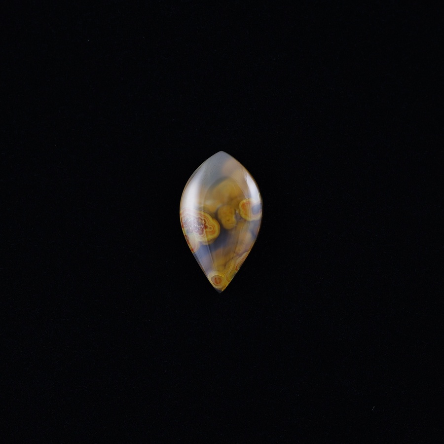 Moroccan Agate Teardrop Cabochon