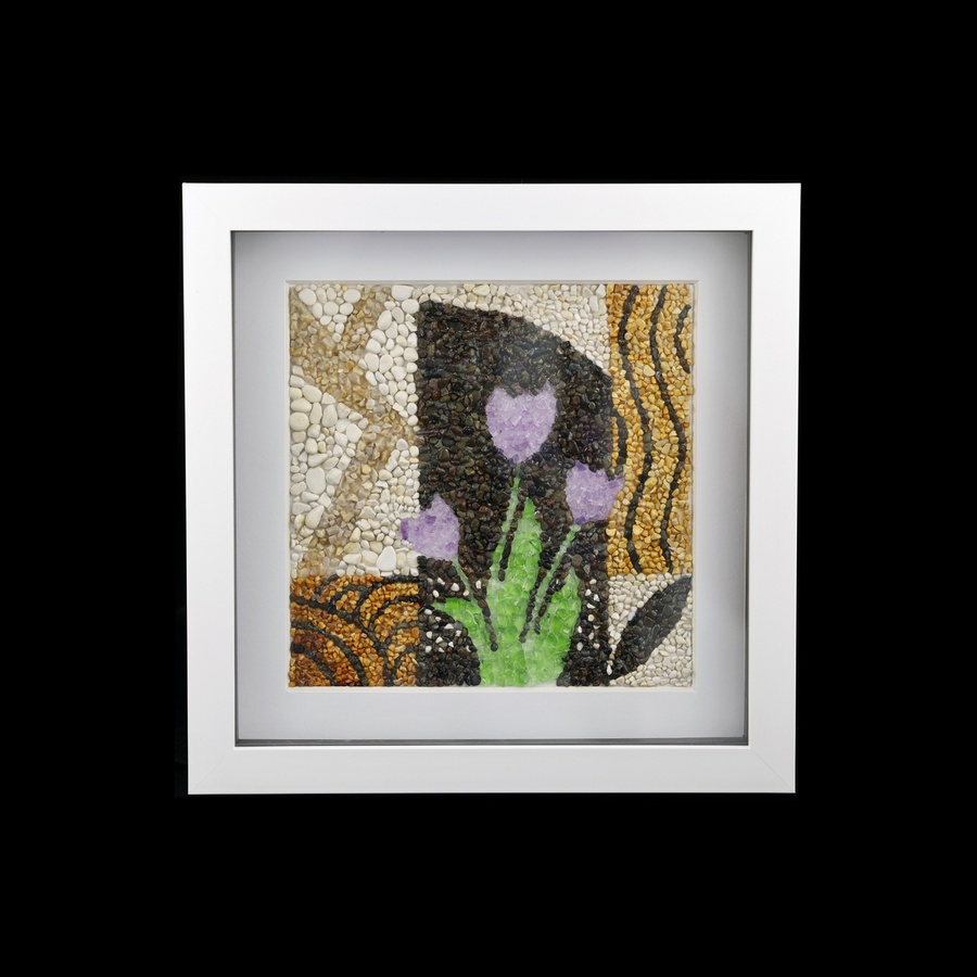 Art Deco Tulips 3D Picture