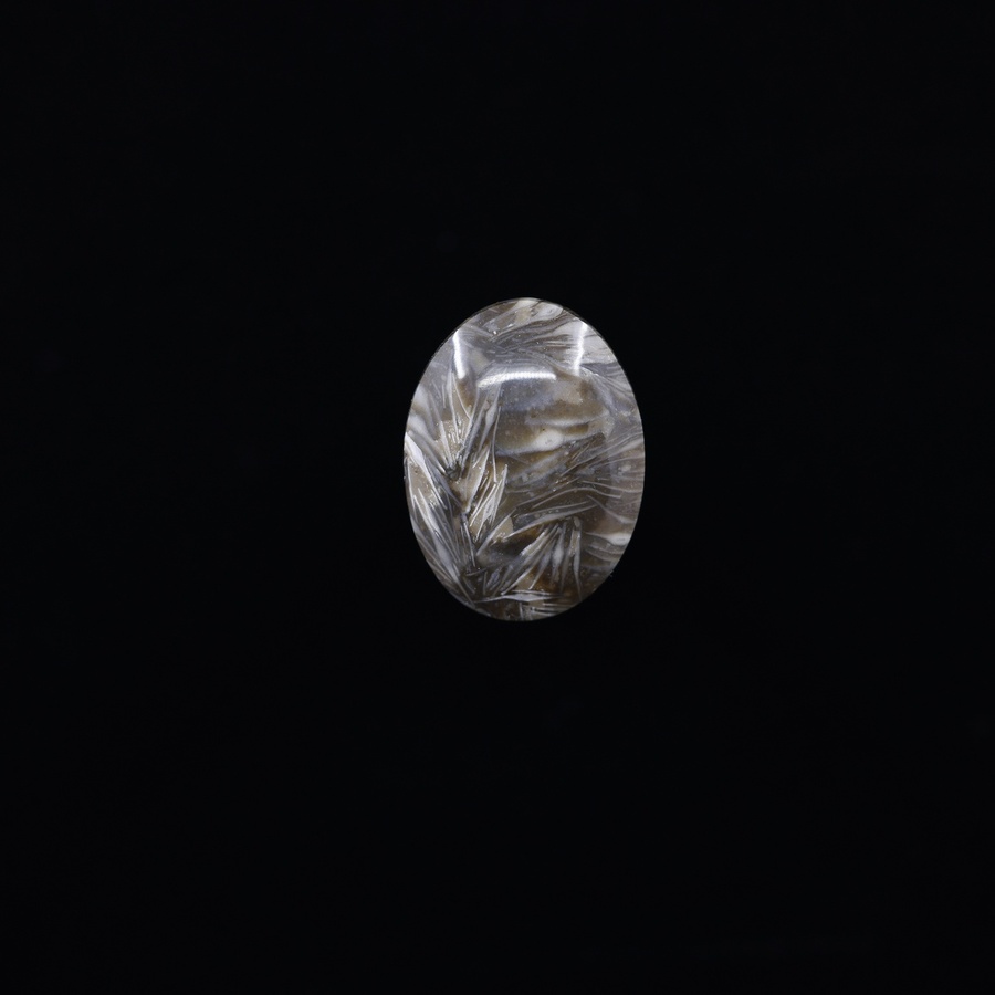 Feather Agate Oval Cabochon