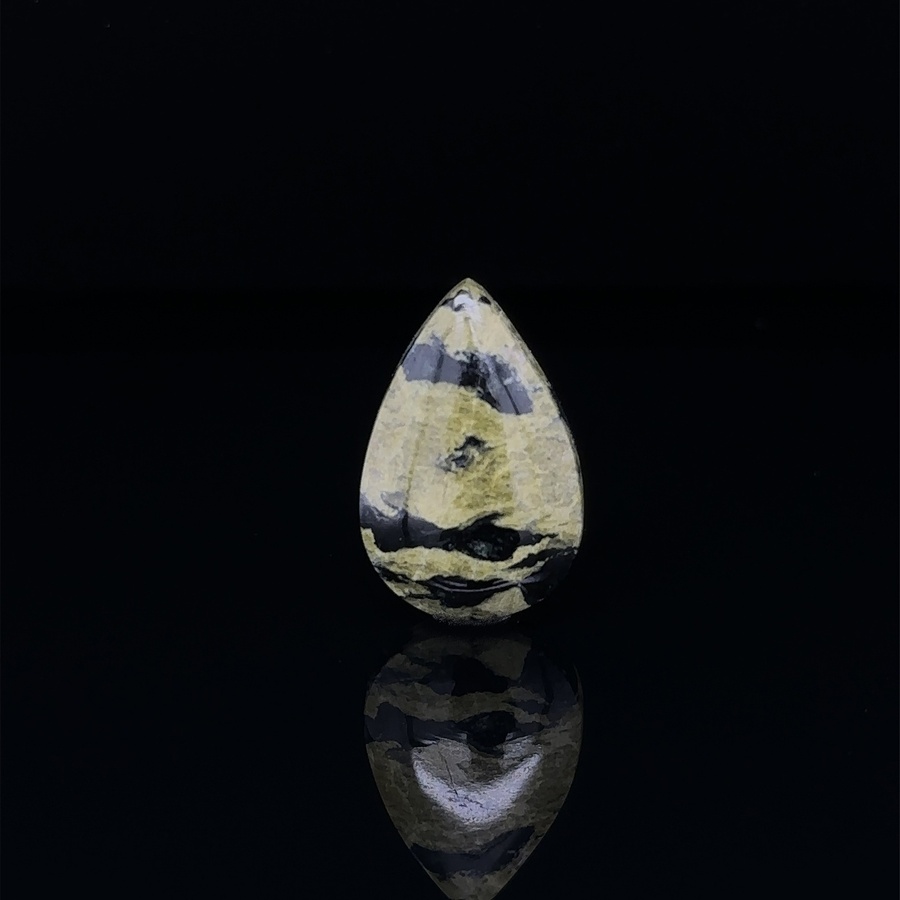 Epidote Teardrop Cabochon