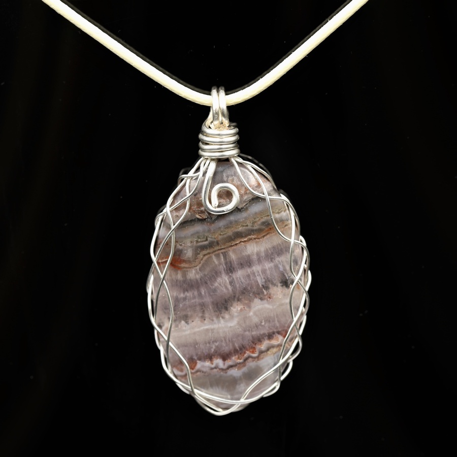 Mexican Lace Agate Necklace