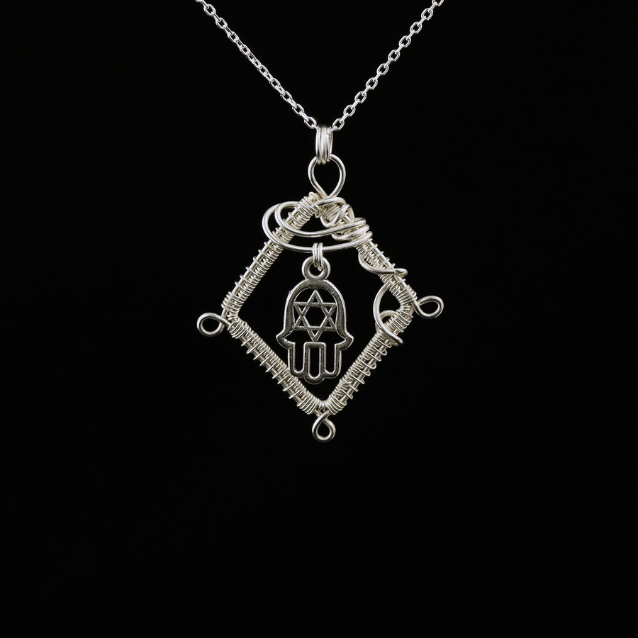 Hamsa Hand Charm Necklace