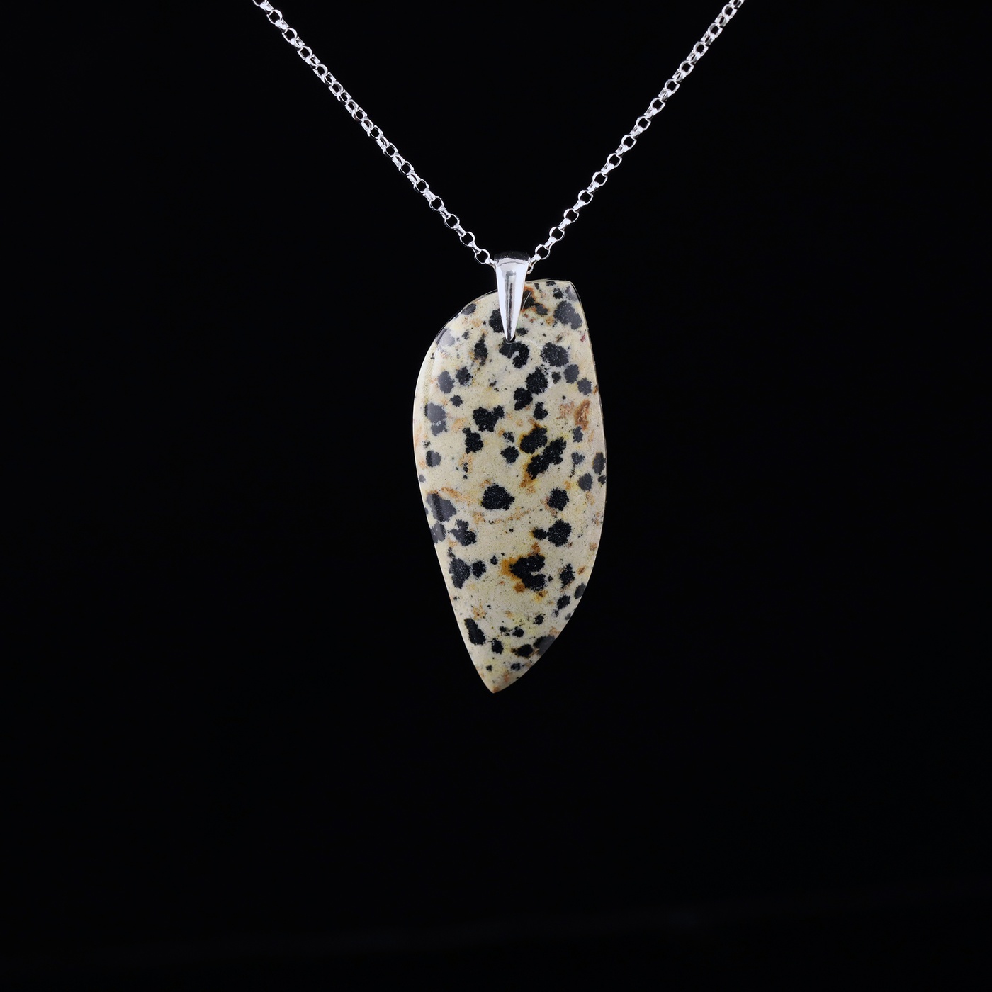 Dalmation jasper deals necklace