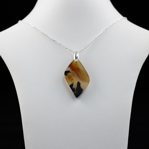 Montana Agate Freeform Necklace