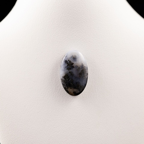 Medicine Bow Plume Agate Oval Cabochon