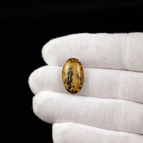 Dendritic Opal Oval Cabochon