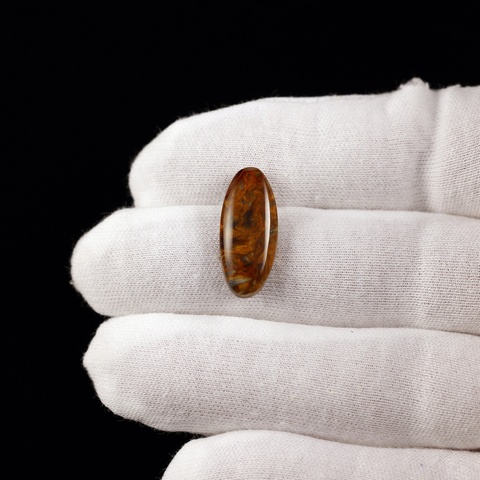 Golden Pietersite Oval Cabochon