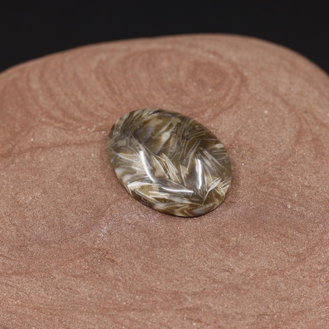 Feather Agate Oval Cabochon