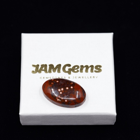 Poppy Jasper Oval Cabochon