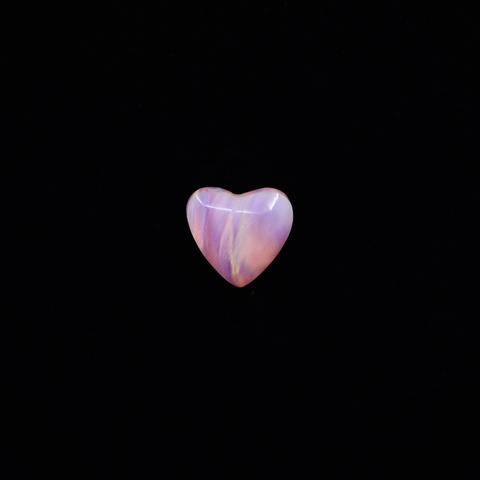 Aurora Opal Pink Heart Cabochon