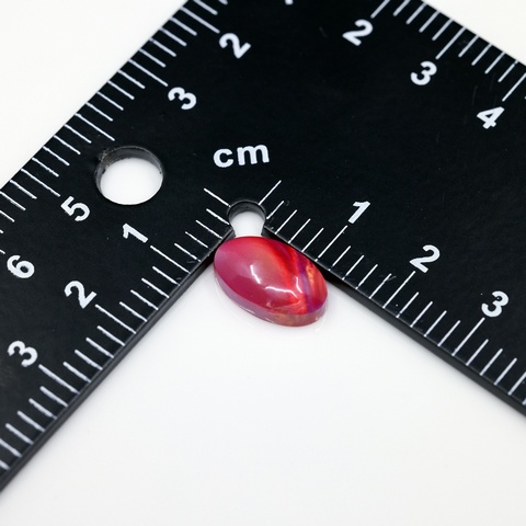 Aurora Opal Small Red Oval Cabochon