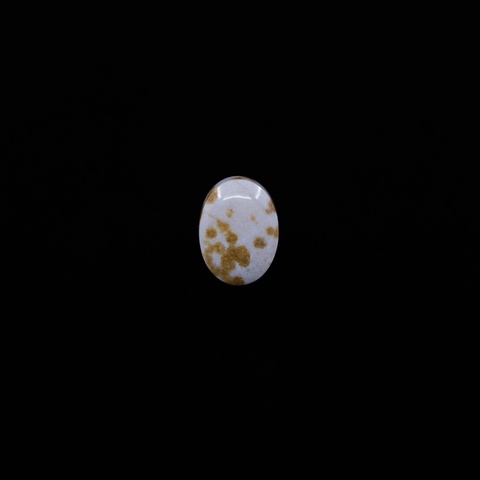 Polka Dot Oval Cabochon