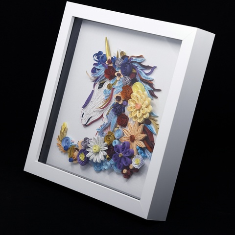 Magical Floral Unicorn