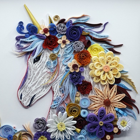 Magical Floral Unicorn