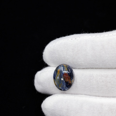 Blue Pietersite Oval Cabochon