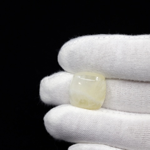 Honeycomb Calcite Square Cushion Cabochon