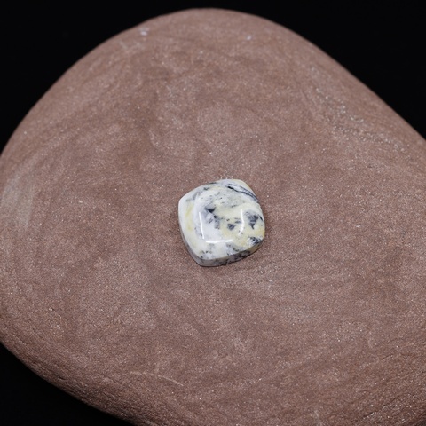 White Buffalo Cushion Cut Cabochon