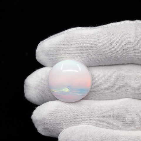 Aurora Opal Round Cabochon
