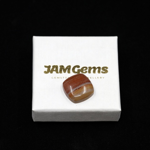 Sunset Jasper Cushion Cut Cabochon