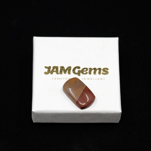 Sunset Jasper Cushion Cut Cabochon