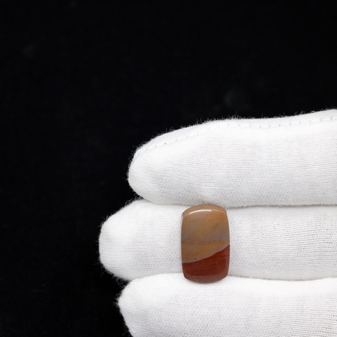 Sunset Jasper Cushion Cut Cabochon