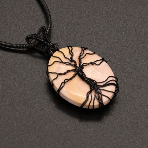 Binthalya Pink Opal Necklace