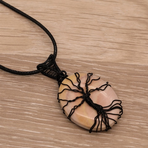 Binthalya Pink Opal Necklace