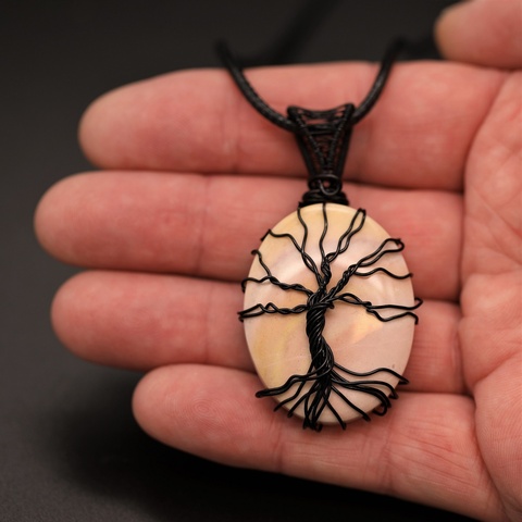 Binthalya Pink Opal Necklace