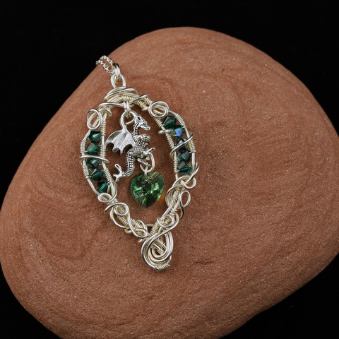 Green Dragon Necklace