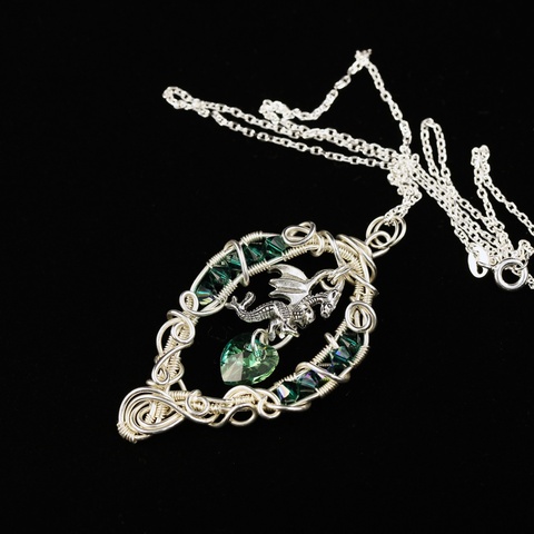 Green Dragon Necklace