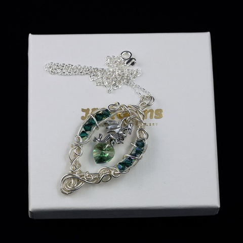 Green Dragon Necklace