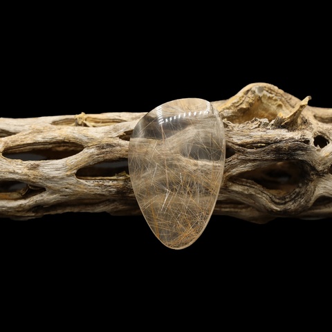Rutilated Quartz Cabochon